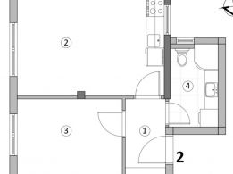 Novogradnja kod Velikog parka 39 m2 - 1450 eura+PDV/m2